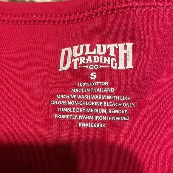 DULUTH Trading Co. Pink Short Sleeve Tee Shirt Size‎ Small - Picture 3 of 6